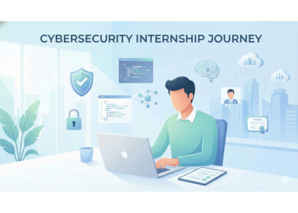 Cyber security intern gaining real-world experience during a summer internship