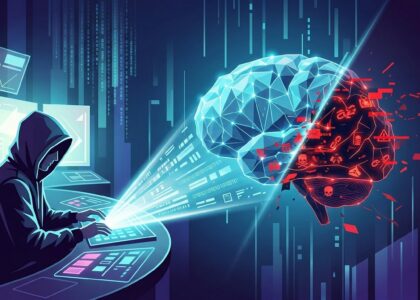 Ethical hacker exposing hidden Shadow AI threats in a corporate network using penetration testing